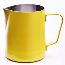 Load image into Gallery viewer, Steaming &amp; Frothing Milk Pitcher Stainless YELLOW